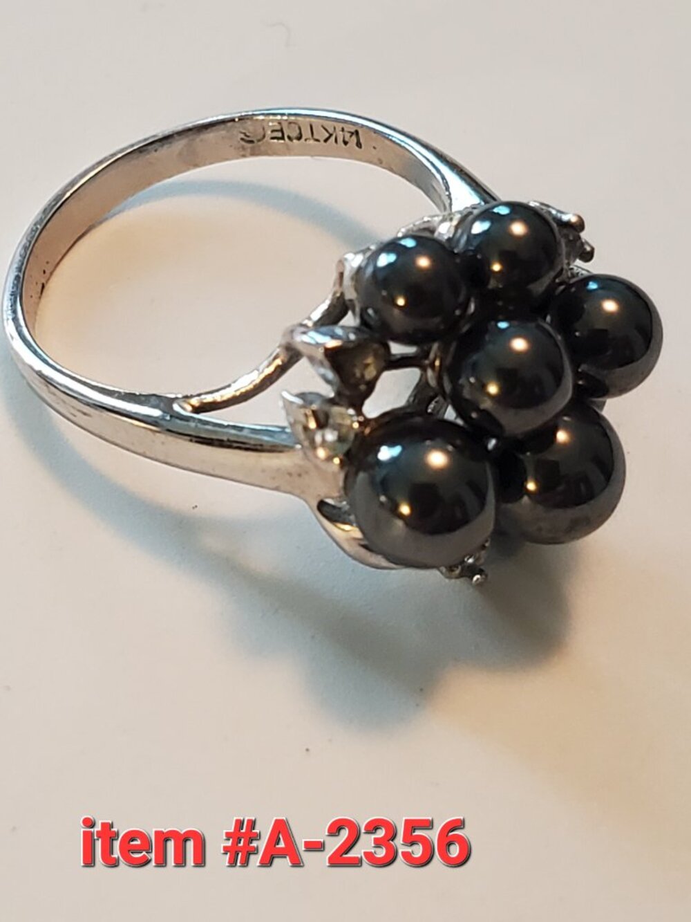 1 Silver Ring, item # A- 2356, . wt. 5grams.